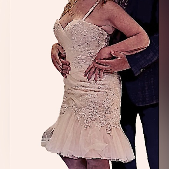 Maggie Sottero “wedding dress”, sz 10(fits like an 8) - Picture 6 of 7